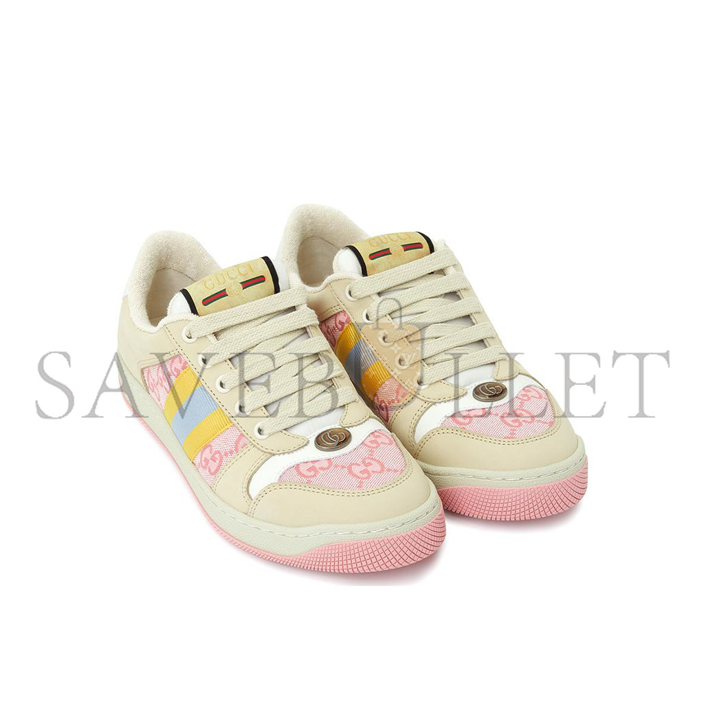 GUCCI SCREENER GG SNEAKERS 'PINK BEIGE' 741575